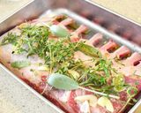 A picture of step 2 of Roasted Rack of Lamb with Balsamic Sauce.