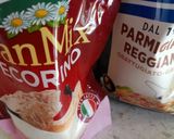 A picture of step 1 of Linguine al Portofino.