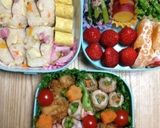 A picture of step 7 of Cherry Blossom Viewing Bento.