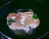 A picture of step 3 of Braised Chicken with Sage and Honey.