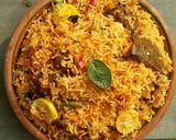 A picture of step 8 of Beef Biryani😋💛🍲.