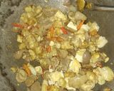 Foto langkah ke 5 dari resep Tumis ati ampela tempe.