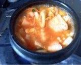 A picture of step 5 of Red Hot! Kimchi Jjigae.