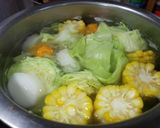 Hình bước làm 1 của món Mì Quảng chay