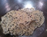 A picture of step 5 of Macrobiotic Crispy Sake Lees Snack Sticks.