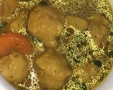 A picture of step 6 of Vegetable dumplings soup 🍜.
