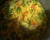 A picture of step 4 of Veg Pulao.