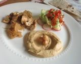 A picture of step 12 of Moroccan Style Hummus.