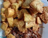 Gambar langkah 1 resipi Goreng berlada tauhu dan tempe.