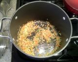 A picture of step 4 of Caribbean veggie curry.