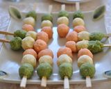 A picture of step 7 of Tri-Colored Potato Dango (For Flower Viewing ).