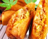 A picture of step 9 of Seriously Tasty Crispy Pork and Kimchi Spring Rolls.