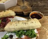 Foto del paso 24 de la receta: Ciabatta con dip de alcachofa y espinaca 🥖🥬