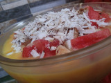 Fruits custard