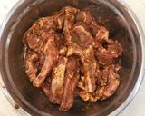 A picture of step 1 of Grilled Lamb Chops with Squash and Potatoes.
