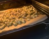 Padlizsános tészta vörös lencse tésztából recept fázis 1 fotója