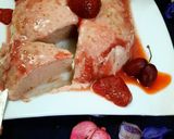 A picture of step 5 of Strawberry Pudding🍓🍓🍓🍮🍮🍮.