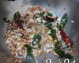 A picture of step 6 of Andhra style Pappu.