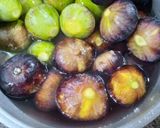 Une image de l'étape 3 de Confiture des figues vertes et noires.