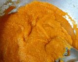 A picture of step 7 of Poha Kesri Halva.