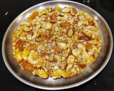 A picture of step 4 of Dry Fruit Chikki.