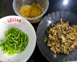 Foto langkah ke 3 dari resep Jantung Pisang Masak Cabe Rawit Pete (vegan).