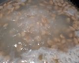 A picture of step 3 of Cowrie/ Kouri (Handmade cowrie shell shaped noodles) in Soup.