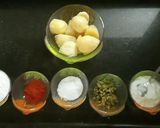 A picture of step 1 of Farali Vada(Arrowroot Vada).