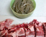 A picture of step 1 of Pork and Lotus Root Shigure Stew.