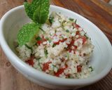 A picture of step 12 of Moroccan Couscous Salad with Olives.