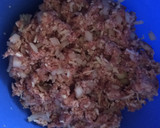 A picture of step 2 of Bacon, Beef And And Cheese Roll.