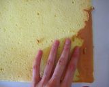 A picture of step 22 of Kyohou Grape Swiss Roll.