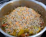 A picture of step 6 of Assamese Style Pearl Barley Khisiri.