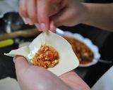 A picture of step 2 of Love it! Crispy Cream Cheese Gyoza.