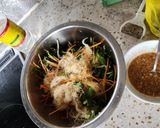 Hình bước làm 4 của món Nộm rong tóc tiên cà rốt dưa chuột