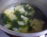 A picture of step 3 of Potato and Seaweed Miso Soup.
