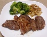 A picture of step 5 of Beek Steak Softened with Yogurt.