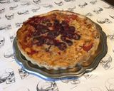 Une image de l'étape 14 de Tarte pêches de vigne et rhubarbe (pâte brisée à la pêche).