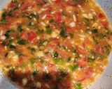 A picture of step 3 of Vegetable Omelate.
