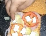 A picture of step 4 of Pudla Sandwich.