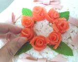 A picture of step 16 of Damie Checkered Sushi Cake For Mother's Day.