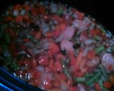 A picture of step 2 of Soup de jour (leftovers lol).