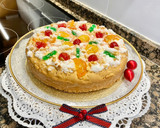 Foto del paso 19 de la receta: Pastel de Navidad relleno con crema “sin gluten”