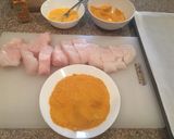 A picture of step 1 of Paleo baked fish fingers - kid friendly.