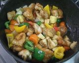 A picture of step 8 of Sweet and Sour Pork Taiwan Style Chicken in Pineapple Vinegar Sauce.