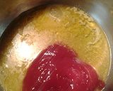 A picture of step 1 of Bourbon sauce.