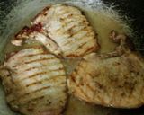 A picture of step 2 of Grilled x Pan Fried Pork Chop in Mushroom Gravy.