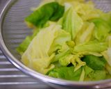A picture of step 3 of Mustard Cheese Salad with Spring Cabbage & Chicken,.
