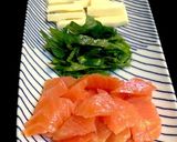 A picture of step 3 of My Family's Easy Hand-Rolled Sushi with Inexpensive Fillings.