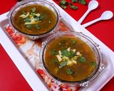 লেবু- ধনেপাতার স্যুপ (Lemon-coriander soup recipe in bengali) রেসিপি ধাপ - 4 ছবি